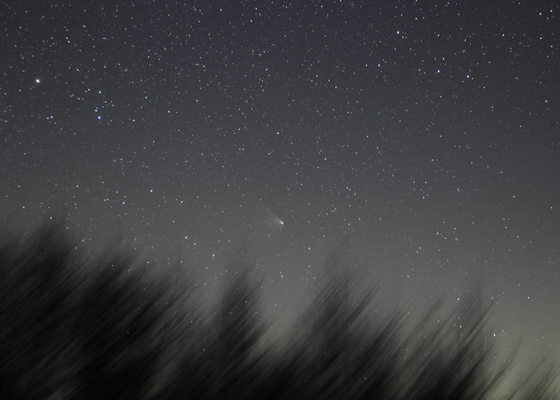 50mm で撮影したパンスターズ彗星